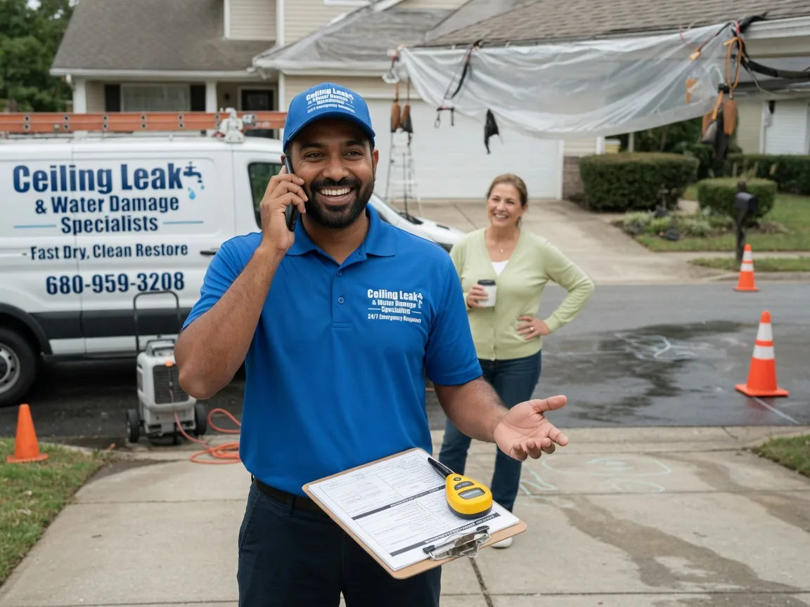 Ceiling Leak Cleanup Hoyt, KS FAQs